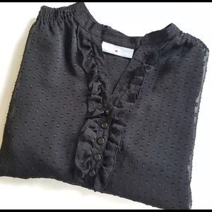 Avenue || Sheer Black Top 18/20